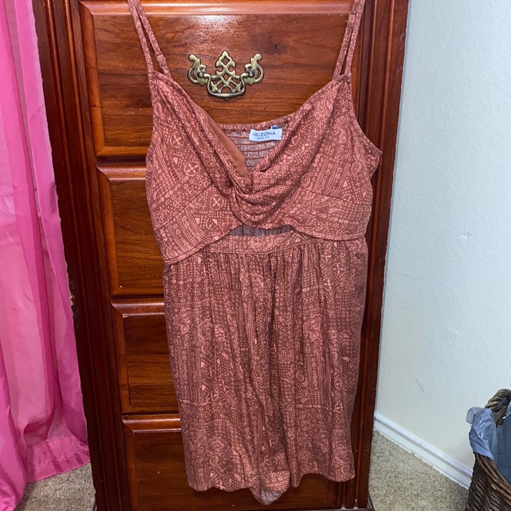 burnt orange romper